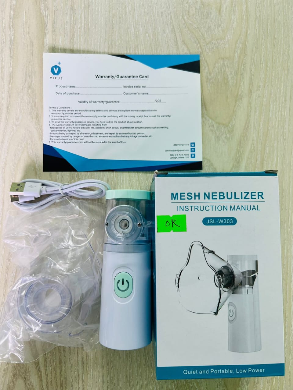Portable Mesh Nebulizer Mesh Nebulizer JSL-W303 - Image 2
